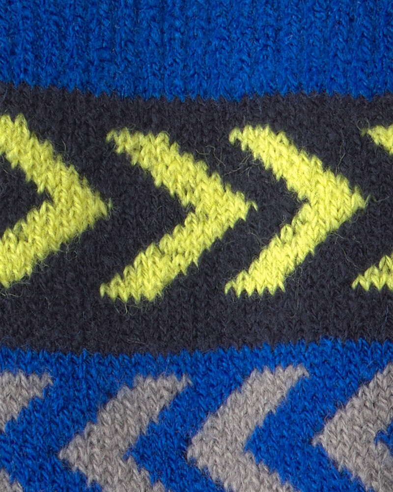 Boys Kombi Booster Sock - Blue, image 2 of 2 slides