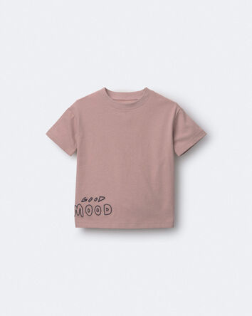 Tout-petit - T-shirt d&eacute;contract&eacute; - Mauve, 