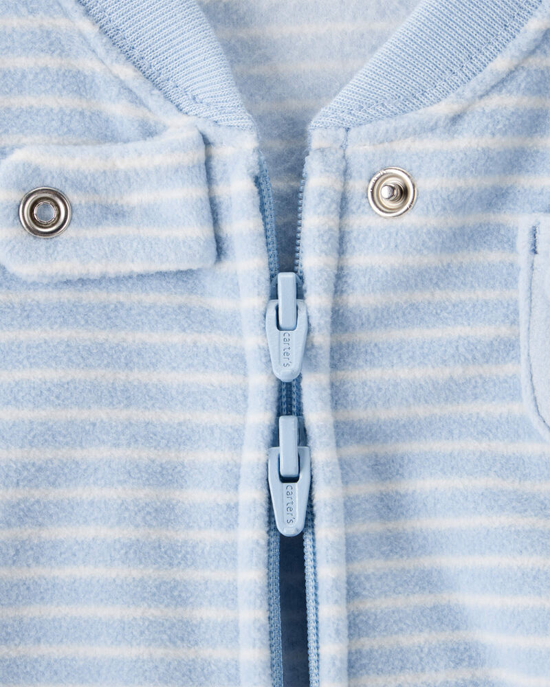 Baby Dog Loose Fit Long-Sleeve Wearable Blanket - Blue, image 3 of 4 slides