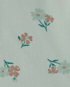 Baby Girl Floral Long-Sleeve Top & Pant Set - Green, image 3 of 4 slides