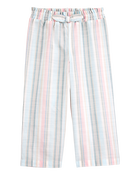 Toddler Striped Tie-Waist Pants, image 1 of 4 slides
