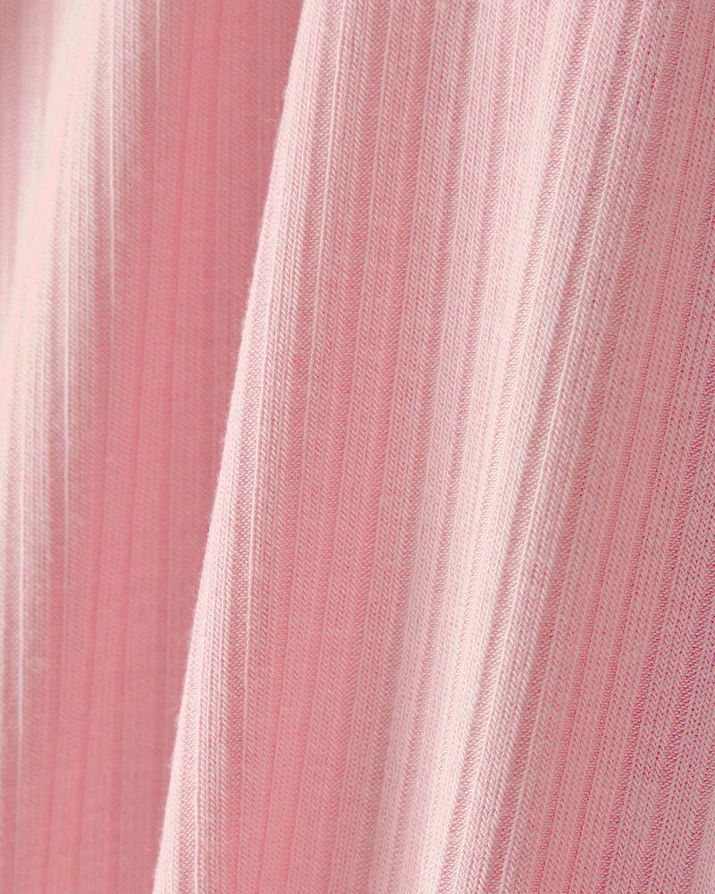 Baby Girl 2-Way Zip PurelySoft Sleeper - Pink, image 5 of 8 slides