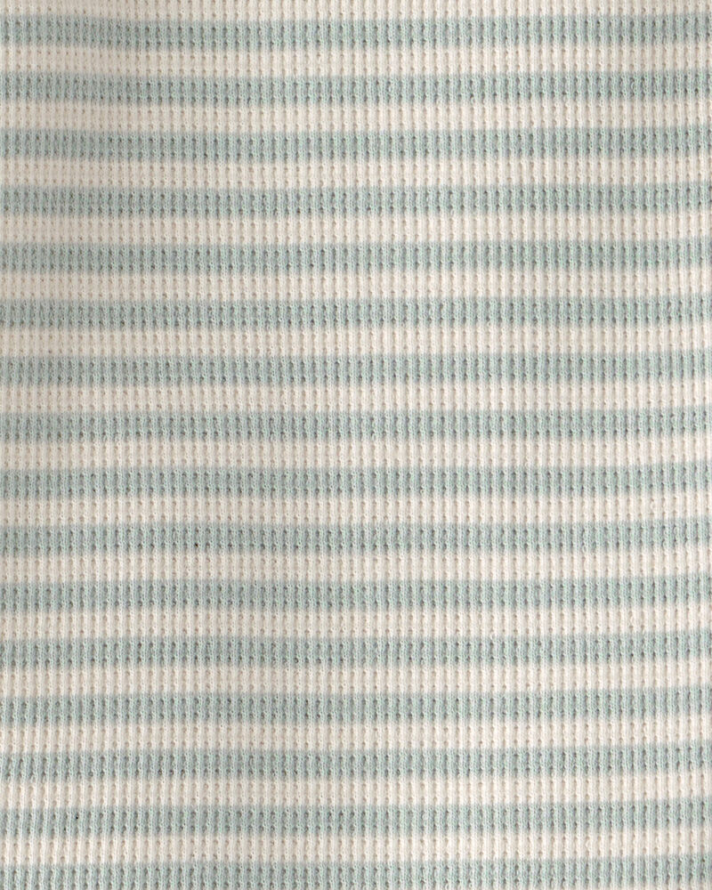 Baby Girl 2-Piece Organic Cotton Waffle Knit Set, image 4 of 5 slides