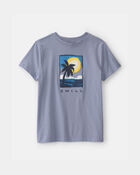 Gar&ccedil;ons - T-shirts &agrave; imprim&eacute; plage &laquo;Chill&raquo; - Bleu, image 1 sur 2 diapositives