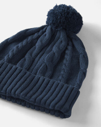 B&eacute;b&eacute; - Tuque en tricot torsad&eacute; de coton biologique, 