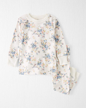 Baby Girl Organic Cotton Pyjamas Set, 