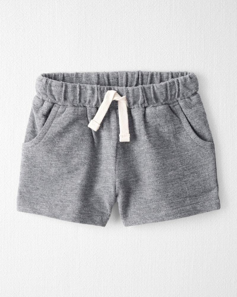 Baby 2-Piece Henley Tee and Shorts Set Made with Organic Cotton, image 2 of 4 slides