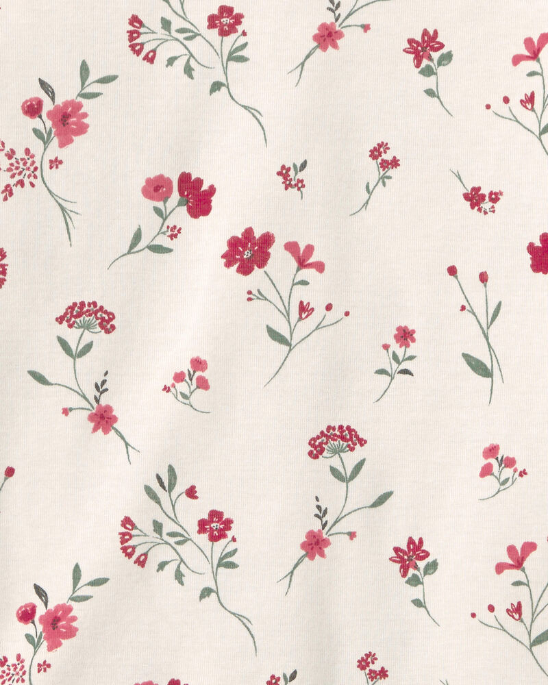 Girls 2-Piece Organic Cotton Pyjamas in Rosethorn Hollow, image 4 of 4 slides