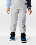 Toddler Bluey French Terry Drawstring Joggers - Grey, image 3 of 5 slides