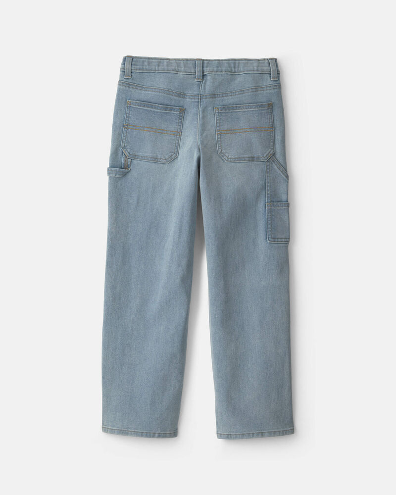 Boys Denim Baggy Jeans - Light Wash, image 2 of 4 slides