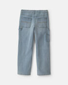 Boys Denim Baggy Jeans - Light Wash, image 2 of 4 slides