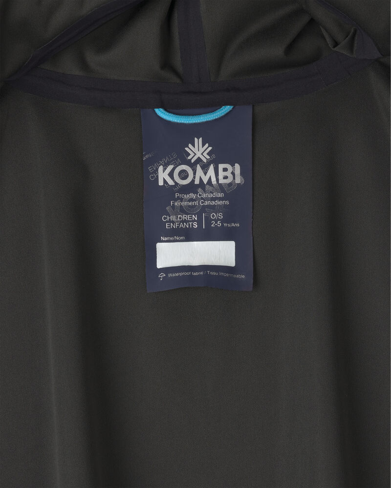 Tout-petit gar&ccedil;on - Poncho de pluie Kombi - Bleu marine, image 3 sur 4 diapositives