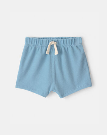 B&eacute;b&eacute; gar&ccedil;on - Short &agrave; cordon de serrage - Bleu, 