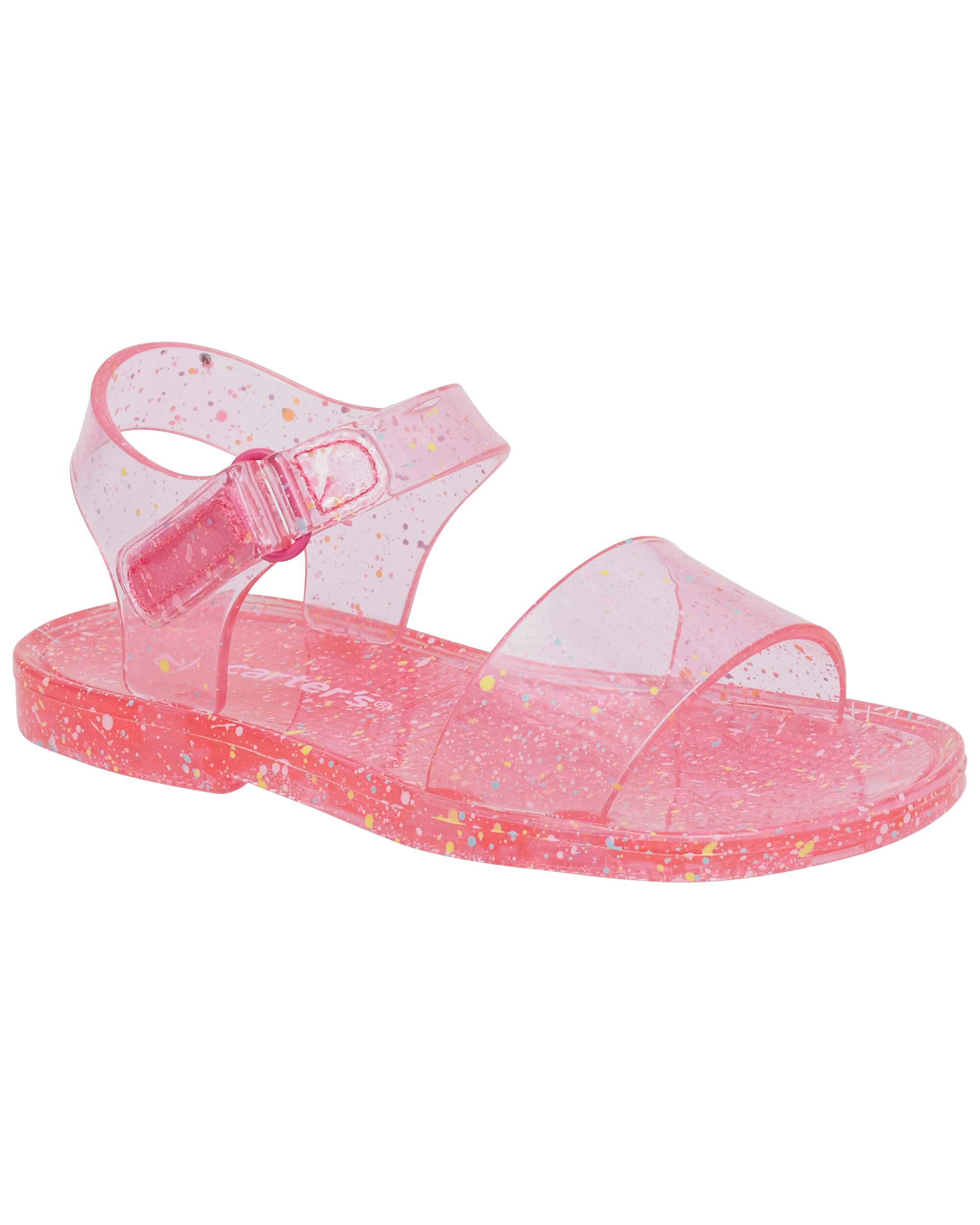 Pink discount jelly sandals