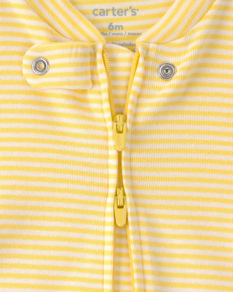 Baby Boy 2-Pack Lemon Sleeper - Yellow/Blue, image 2 of 5 slides