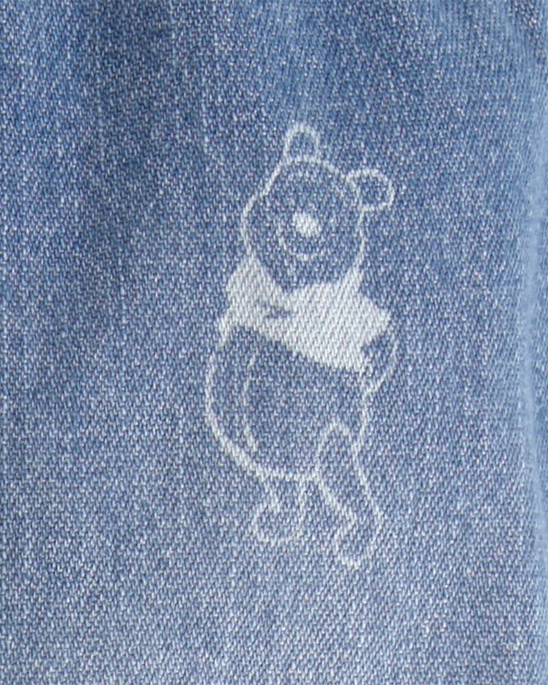 Baby Disney&copy; Winnie the Pooh Denim Jogger Jeans - Medium Wash, image 5 of 6 slides