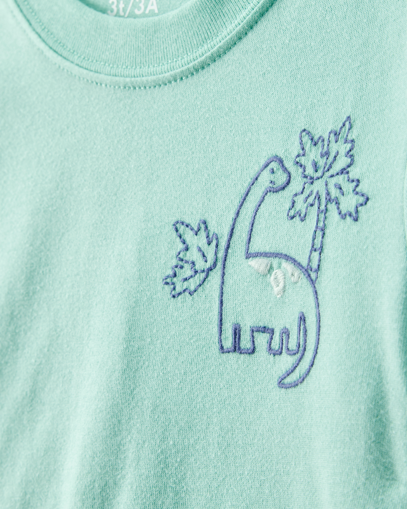 Enfant en bas âge Ensemble 2 pièces à dinosaure - Vert/Bleu marine, image 2 sur 4 diapositives