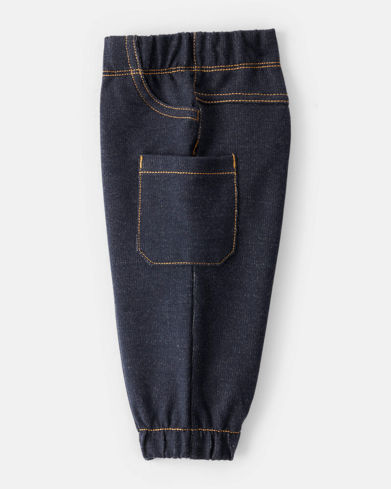 Baby Boy 2-Piece Skiing Print Long-Sleeve Bodysuit & Pant Set - Blue, image 3 of 6 slides