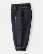 Baby Boy 2-Piece Skiing Print Long-Sleeve Bodysuit & Pant Set - Blue, image 3 of 6 slides