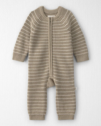 Baby Organic Cotton Sweater Knit Jumpsuit, 