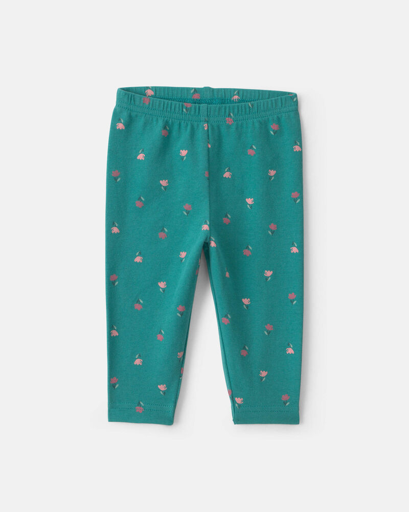 Baby Girl 3-Piece Floral Long-Sleeve Layering Set - Grey, image 2 of 5 slides