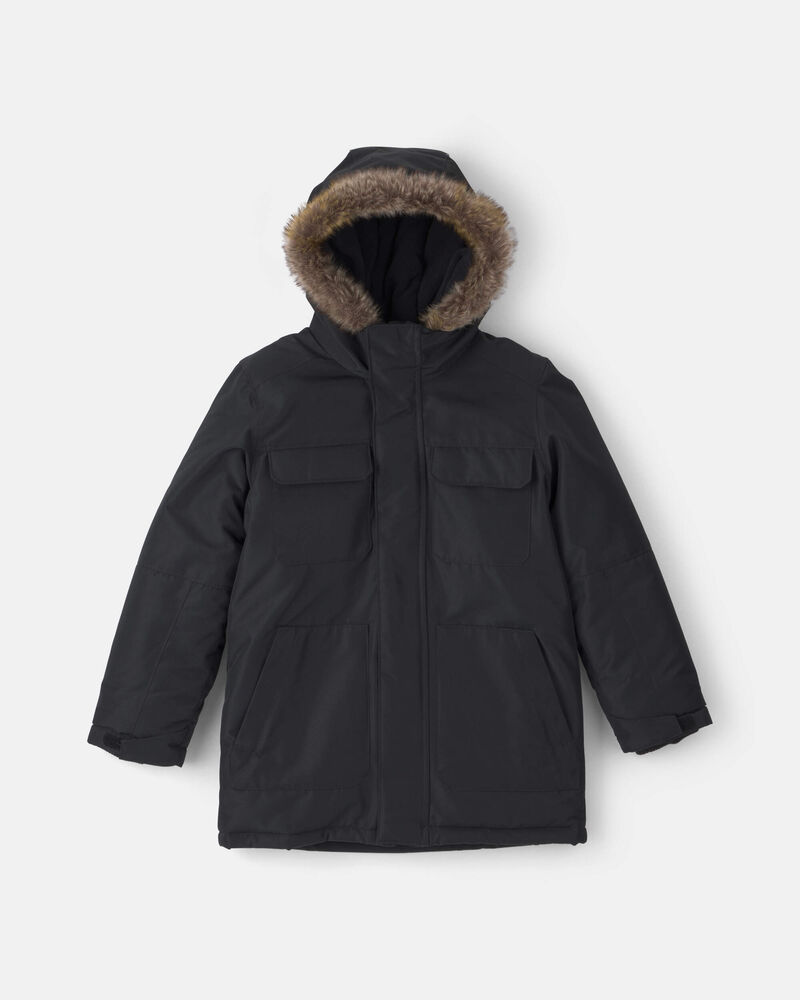 Gar&ccedil;ons - Manteau d&rsquo;hiver classique - Noir, image 1 sur 6 diapositives