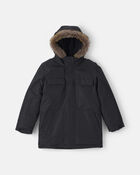 Gar&ccedil;ons - Manteau d&rsquo;hiver classique - Noir, image 1 sur 6 diapositives