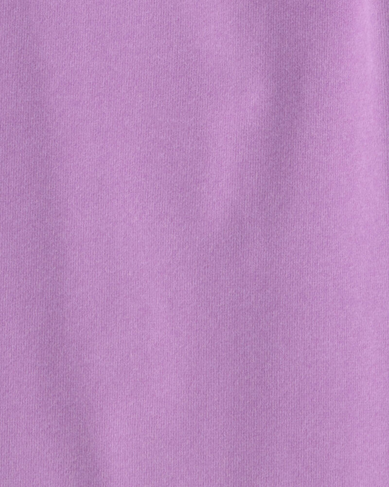 Girls Ribbed Pull-On Pants - Purple, image 3 of 4 slides