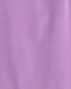 Girls Ribbed Pull-On Pants - Purple, image 3 of 4 slides