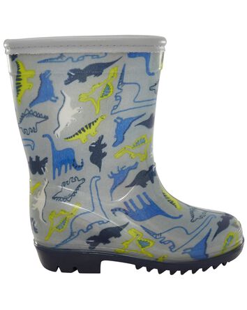 Toddler Dinosaur Rain Boots, 