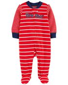Baby Brother 2-Way Zip Cotton Sleeper Pyjamas, image 1 of 4 slides