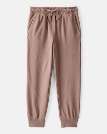 Garçons - Joggeurs actifs en molleton français - Brun, 
