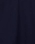 Kid Pique Uniform Polo Shirt - Navy, image 2 of 3 slides