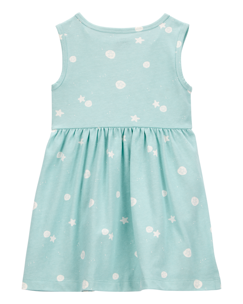 Toddler Starfish Tank Dress, image 2 of 4 slides