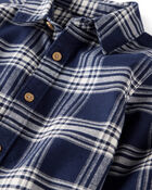 Baby Organic Cotton Button-Front Flannel Shirt, image 2 of 4 slides