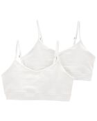 Girls 2-Pack Bralettes, image 1 of 3 slides