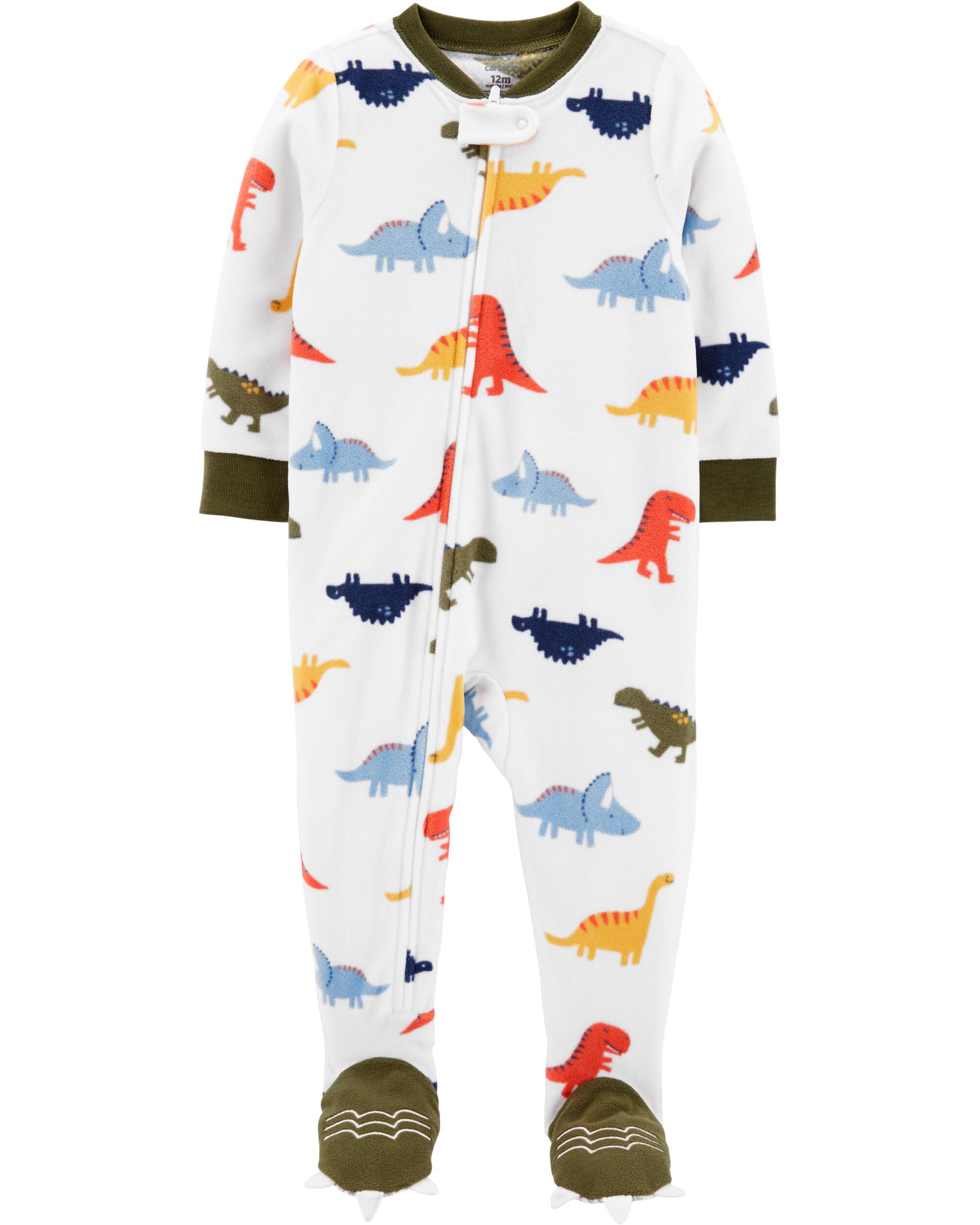 carters fleece footed pajamas