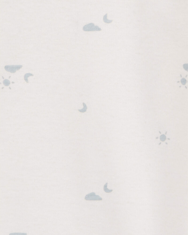 Bébé Emballage de 4 cache-couches à manches longues à motifs de nuages, image 5 sur 7 diapositives