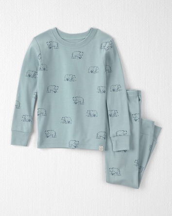 Toddler 2-Piece Organic Cotton Pyjamas in Winter Bears, 