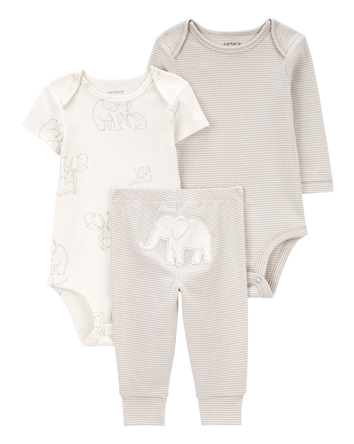 Baby 3-Piece Elephant Little Character Set, 