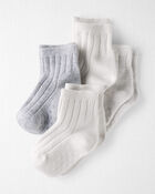 Baby 4-Pack No Slip Socks, image 1 of 4 slides