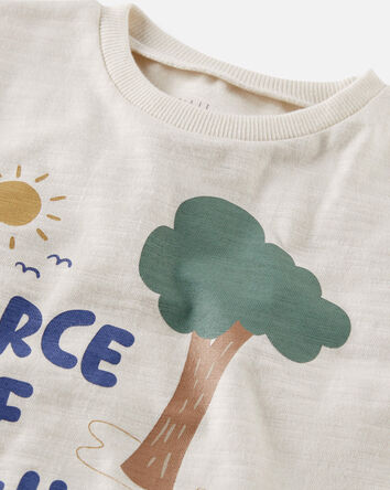Organic Cotton Force of Nature Graphic Tee, 