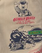 Baby Train Overalls - Khaki, image 3 of 4 slides