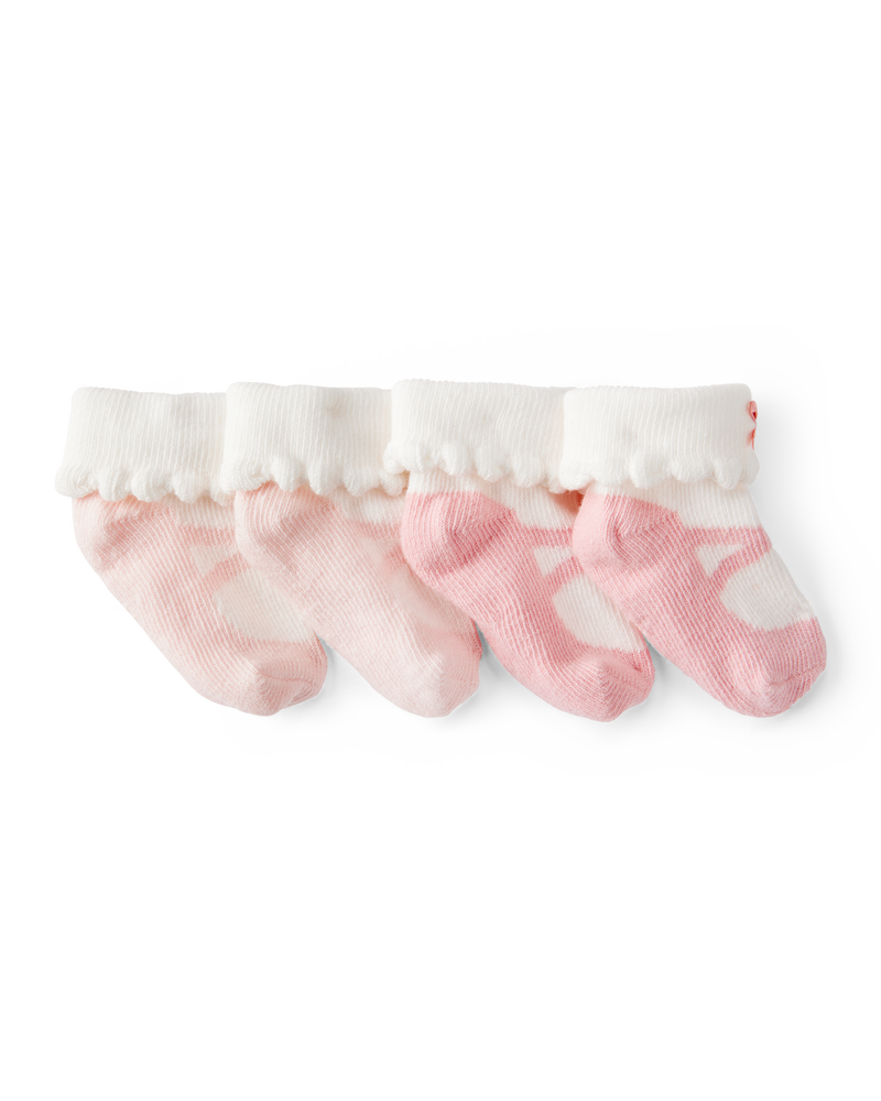 2-Pack Bow Booties, image 1 of 3 slides