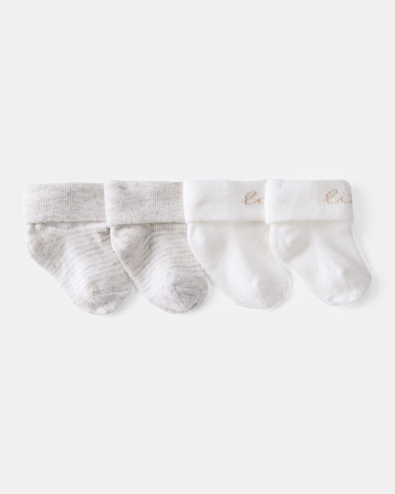 B&eacute;b&eacute; - 2 paires de chaussons &agrave; motifs de poussins, image 1 sur 2 diapositives