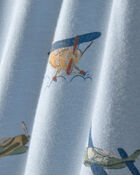 Toddler Boy Plane PurelySoft 1-Piece Pyjama - Blue, image 2 of 6 slides