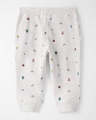 Baby 2-Piece Organic Cotton Waffle Knit Set in Icon Print, image 2 of 6 slides
