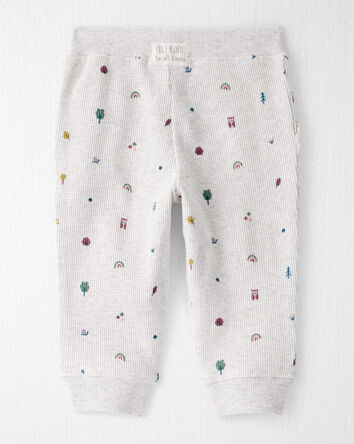 Baby 2-Piece Organic Cotton Waffle Knit Set in Icon Print, 