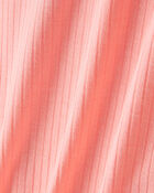 Baby Girl PurelySoft&trade; 2-Way Zip Sleeper - Coral, image 6 of 9 slides