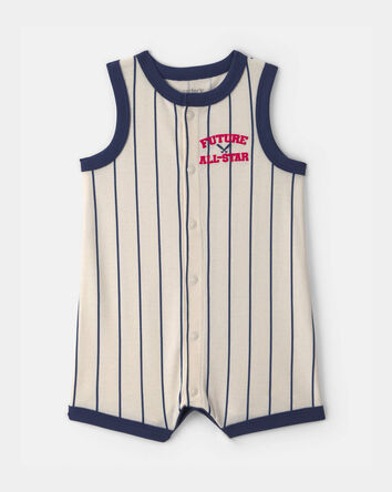 Baby Boy 'Future All-Star' Baseball Romper, 